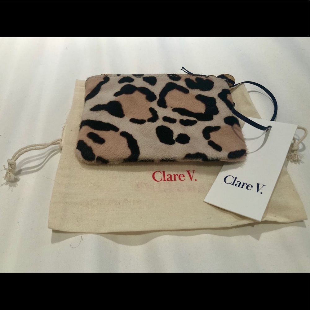Leopard Coin Clutch